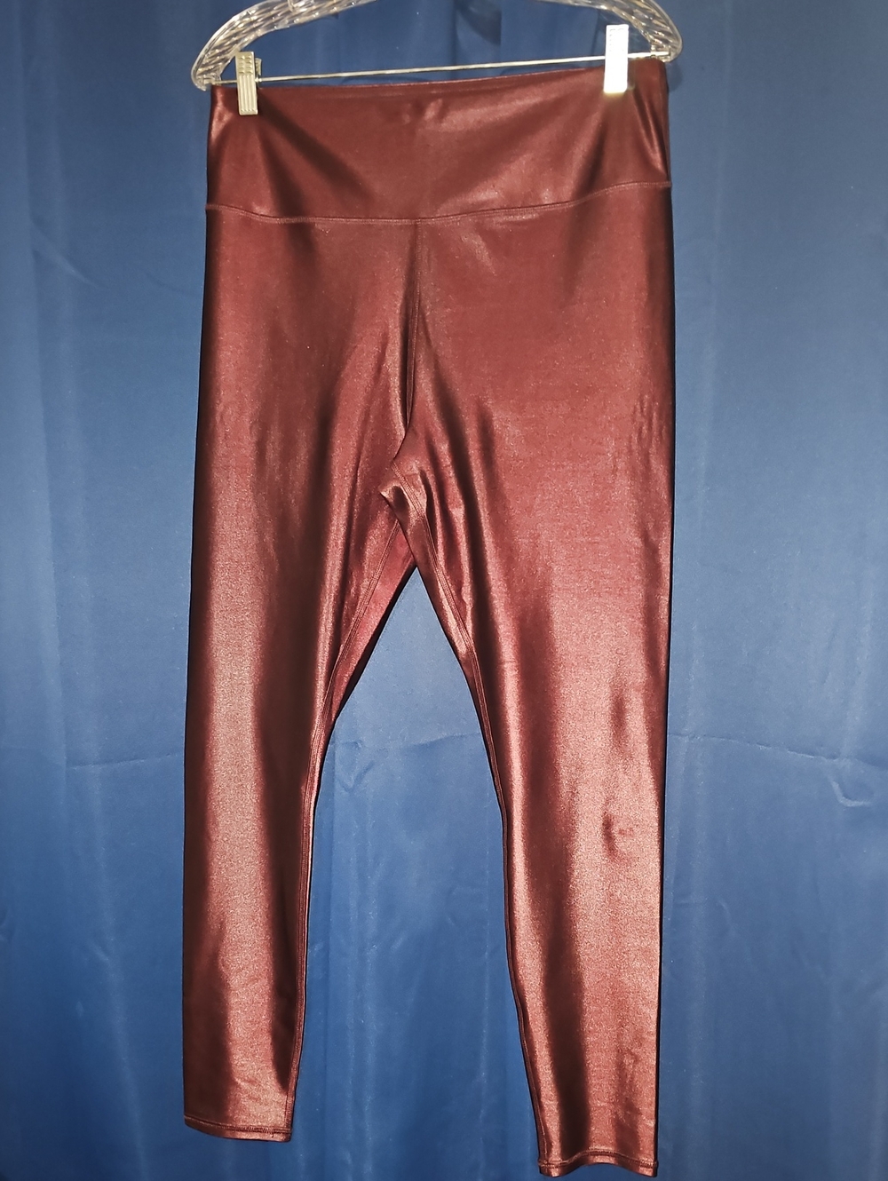 Maurices Metallic Wine Leggings